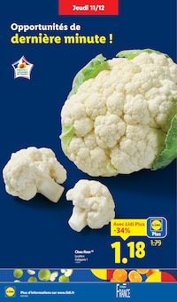 Promotion Fleurs dans le prospectus Lidl, valable du 11/12/2025 au 17/12/2025 Promo Fleurs dans le catalogue Lidl du moment à la page 4