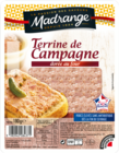 Terrine de campagne dorée au four - MADRANGE en promo chez Carrefour Champigny-sur-Marne à 1,19 €