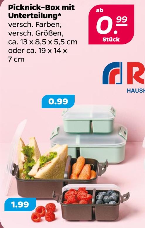 Picknick-Box mit Unterteilung
