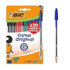 BIC - Stylo bille Cristal Original - assortiment x20 - BIC - Bureau Vallée BIC - Stylo bille Cristal Original - assortiment x20 - BIC à 3,90 € dans le catalogue Bureau Vallée