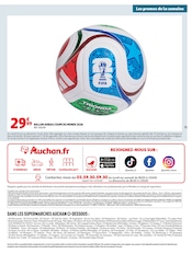 Promos Adidas dans le catalogue "TOUS DANS LE MATCH" de Auchan Supermarché Adidas en promo dans le catalogue Auchan Supermarché à la page 11