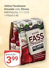 Fassbrause Holunder Angebote von Veltins bei GLOBUS Bad Kreuznach für 3,99 €