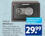 Möbeltresor von WORKZONE im aktuellen ALDI SÜD Prospekt für 29,99 €