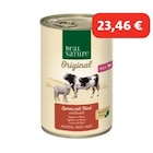 REAL NATURE Adult agneau au bœuf et à l’huile de chardon 6x400 g dans le catalogue Maxi Zoo