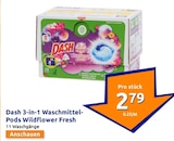 3-in-1 Waschmittel-Pods Wildflower Fresh Angebote von Dash bei Action Mönchengladbach für 2,79 €