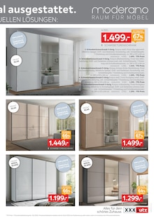 Kleiderschrank im aktuellen XXXLutz Prospekt (Stuttgart) Kleiderschrank im XXXLutz Prospekt "Schlafzimmer Spezial" mit 8 Seiten (Stuttgart)