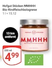 MMHHH Bio-Rindfleischbolognese im Angebot bei GLOBUS in Siegen MMHHH Bio-Rindfleischbolognese Angebote von Hofgut Stöcken bei GLOBUS Siegen für 4,99 €