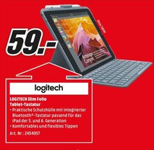 Media-Markt Minden - Tablet-Tastatur Slim Folio Tablet-Tastatur Slim Folio Angebot bei Media-Markt Minden im Prospekt "Die Welt von Apple jetzt bei MediaMarkt entdecken!"
