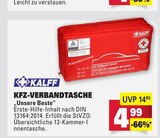 KFZ-Verbandtasche „Unsere Beste“ Angebote von KALFF bei Marktkauf Konstanz für 4,99 €