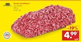Aktuelles Rinder Hackfleisch Angebot bei Netto Marken-Discount in Hamm ab 4,99 €