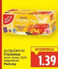 Früchtetee Angebote von GUT&GÜNSTIG bei E center Falkensee für 1,39 €
