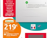 Mr.Bricolage Wissembourg - Promo Radiateur à inertie sèche Sibayak II Promo Radiateur à inertie sèche Sibayak II à 219,00 € dans le catalogue Mr.Bricolage à Wissembourg