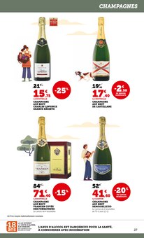 Promo Champagne dans le catalogue Super U du moment à la page 27
