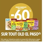 Intermarché Annecy - Promo -60% remise immédiate sur le 2ème sur tout OLD EL PASO Promo -60% remise immédiate sur le 2ème sur tout OLD EL PASO à dans le catalogue Intermarché à Annecy