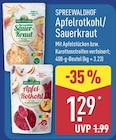 Apfelrotkohl/Sauerkraut bei ALDI Nord im Luckenwalde Prospekt für 1,29 €