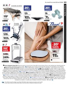 Promo Table De Massage dans le catalogue Carrefour du moment à la page 7