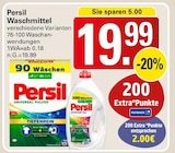 Waschmittel Angebote von Persil bei WEZ Löhne für 19,99 €