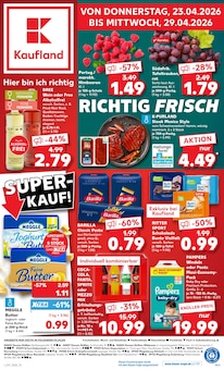 Pampers im Kaufland Prospekt "Aktuelle Angebote" mit 54 Seiten (Magdeburg)