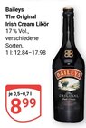 Aktuelle Likör Angebote bei GLOBUS in Rostock Aktuelles The Original Irish Cream Likör Angebot bei GLOBUS in Rostock ab 8,99 €