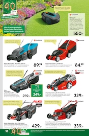 Aktueller BayWa Bau- und Gartenmärkte Prospekt mit Rasenmäher, "Jubiläums-angebote", Seite 10