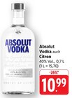 Vodka Angebote von Absolut bei E center Konstanz für 10,99 €