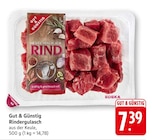 Rindergulasch Angebote von Gut & Günstig bei EDEKA Schwäbisch Hall für 7,39 €