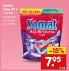 Tabs All in 1 Extra von Somat im aktuellen Netto Marken-Discount Prospekt für 7,95 €