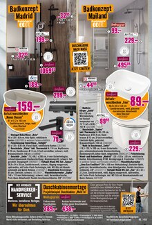 Badmöbel im Hornbach Prospekt "Wir sagen Danke." mit 34 Seiten (Lübeck)