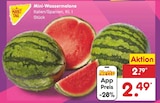 Netto Marken-Discount Herbstein - Mini-Wassermelone Angebot im Prospekt Mini-Wassermelone bei Netto Marken-Discount im Herbstein Prospekt für 2,49 €