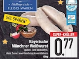 Bayerische Münchner Weißwurst bei EDEKA im Plattele Prospekt für 0,77 €