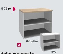Meubles de rangement bas - Office DEPOT à Angers Meubles de rangement bas en promo chez Office DEPOT Angers à 190,80 €