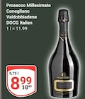 Prosecco Millesimato Conegliano Valdobbiadene DOCG im aktuellen GLOBUS Prospekt
