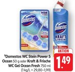 WC Stein Power 5 Ocean im Angebot bei E center in Neustadt WC Stein Power 5 Ocean Angebote von Domestos bei E center Neustadt für 1,49 €