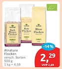 Flocken von Alnatura für 2,29 € bei budni im Angebot Flocken von Alnatura im aktuellen budni Prospekt