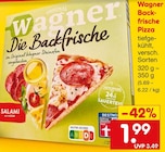Backfrische Pizza im Angebot bei Netto Marken-Discount in Castrop-Rauxel Backfrische Pizza Angebote von Wagner bei Netto Marken-Discount Castrop-Rauxel für 1,99 €