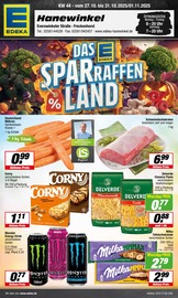 EDEKA Supermarkt Prospekt der aktuellen Woche mit 17 Seiten, gültig von 27.10.2025 bis 01.11.2025, in Everswinkel und Umgebung Aktueller EDEKA Supermarkt Prospekt in Everswinkel und Umgebung, "Aktuelle Angebote" mit 17 Seiten, 27.10.2025 - 01.11.2025