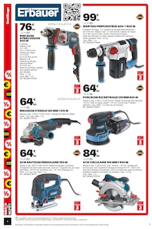 Promotion Perceuse dans le prospectus Brico Dépôt, valable du 24/10/2025 au 06/11/2025 Promo Perceuse dans le catalogue Brico Dépôt du moment à la page 4