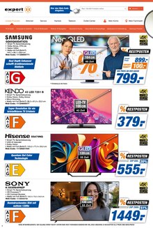 Fernseher im expert Prospekt "Top Angebote" mit 12 Seiten (Fellbach)