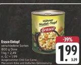 Hühner Nudel-Topf Angebote von Erasco bei E center Jena für 1,99 €