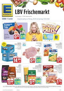 Aktueller EDEKA Prospekt (Schrozberg) EDEKA Prospekt "Wir lieben Lebensmittel!" mit Seiten (Schrozberg)