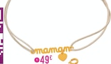 Promo bracelet cordon, or jaune 0,45 g à 49,00 € dans le catalogue E.Leclerc à Bénesse-Maremne