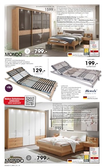 Bett im Möbel Martin Prospekt "JETZT PROFITIEREN: KÜCHENMESSE" mit 20 Seiten (Saarbrücken)