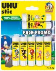 7 bâtons de colle blanche 8,2g Sonic - UHU en promo chez Intermarché 7 bâtons de colle blanche 8,2g Sonic - UHU dans le catalogue Intermarché