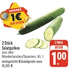 Salatgurken im EDEKA Prospekt Salatgurken von  im aktuellen EDEKA Prospekt für 0,50 €