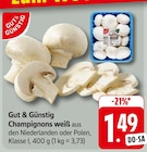 EDEKA Gau-Algesheim - Champignons weiß Angebot im Prospekt Champignons weiß bei EDEKA im Gau-Algesheim Prospekt für 1,49 €