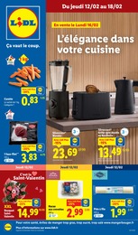 Offre Saint-Valentin dans le catalogue Lidl du moment à la page 1