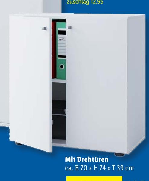 Büroschrank mit Drehtüren