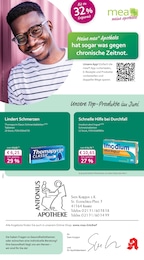 mea - meine apotheke Prospekt für Mönchengladbach mit 4 Seiten mea - meine apotheke Prospekt für Mönchengladbach: "Unsere Juni-Angebote", 4 Seiten, 01.06.2025 - 30.06.2025