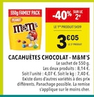 Cacahuètes chocolat - M&M'S - Supeco Cacahuètes chocolat - M&M'S à 3,05 € dans le catalogue Supeco