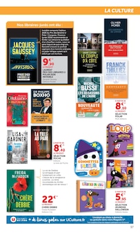 Promotion Livre De Poche dans le prospectus Hyper U, valable du 20/10/2026 au 01/11/2026 Promo Livre De Poche dans le catalogue Hyper U du moment à la page 37